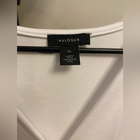 Halogen White Knot-Front Top - Picture 3 of 4